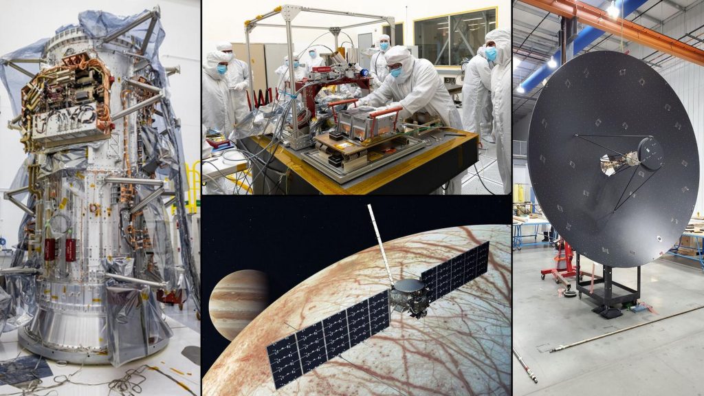 El primer planeta de SpaceX se lanza un paso más cerca cuando la NASA comienza a ensamblar 'Europa Clipper'