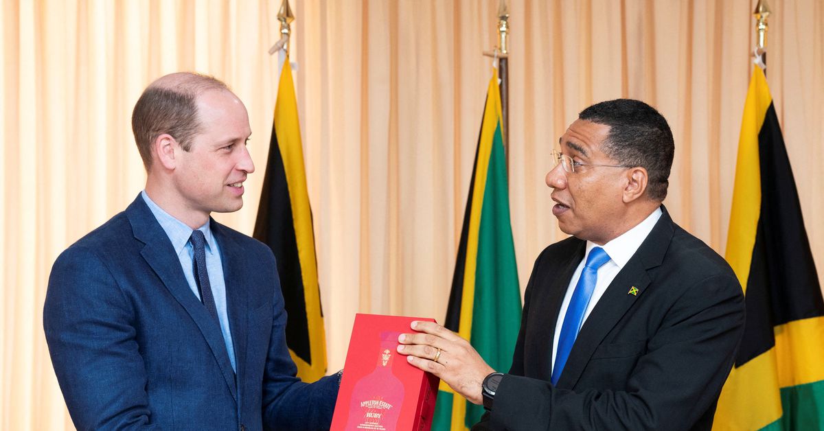 El primer ministro de Jamaica dice que la isla británica de la familia real quiere la independencia