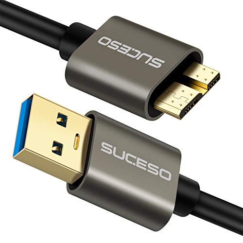 5x cable de cable USB 2 M para Seagate Backup Plus Disco Duro Disco duro externo portátil 