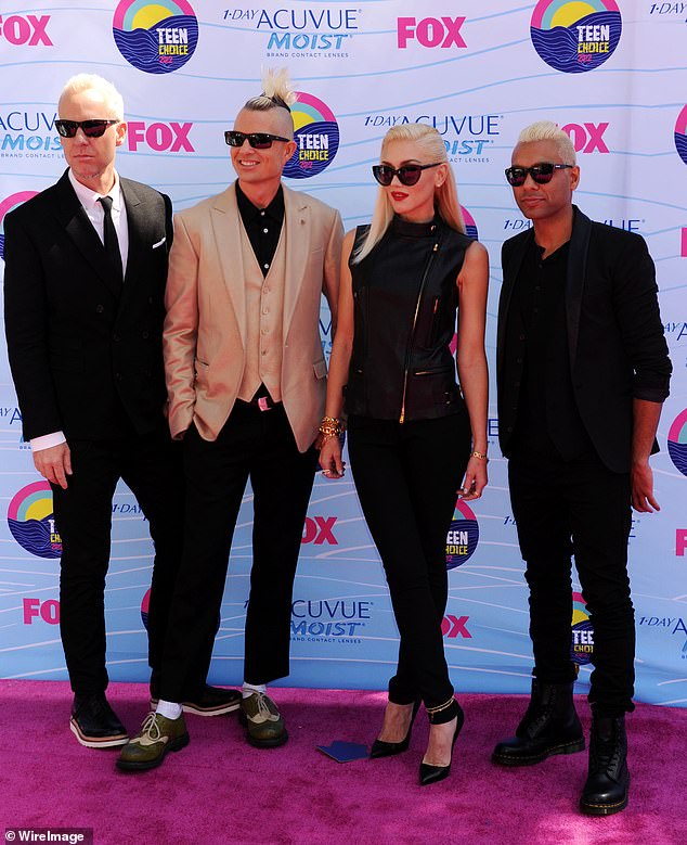 Squad: No Doubt se vio en julio de 2012 en los Teen Choice Awards en Los Ángeles.