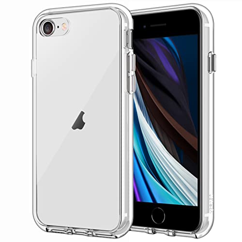 Para iPhone SE 2 2020/8/7 caso a prueba de Golpes Cristal Transparente Blando Gel de silicona caso 
