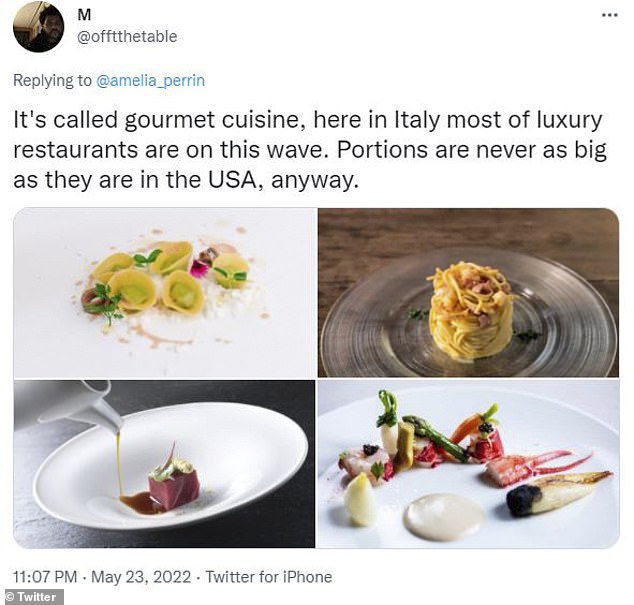 El otro lado: entre los haters estaba un italiano, quien explicó que el plato era una cocina gourmet, de un restaurante de lujo y 