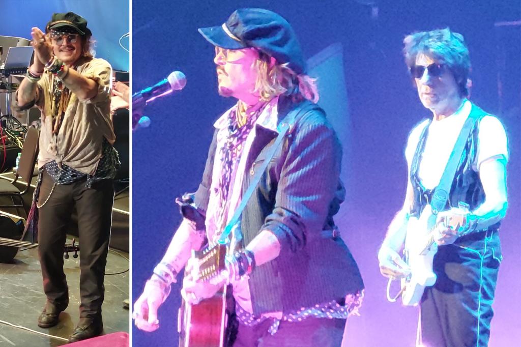 Johnny Depp recibe una calurosa bienvenida en el Royal Albert Hall de Londres