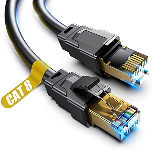 Cat6a latiguillo cable plano 500mhz u/UTP red Ethernet LAN DSL 0,5m hasta 20m 
