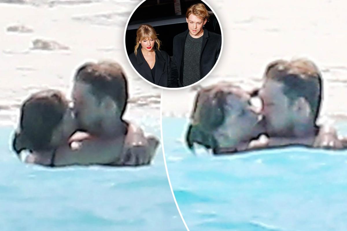 Taylor Swift y Joe Alwyn se besan en un paseo tropical: fotos PDA