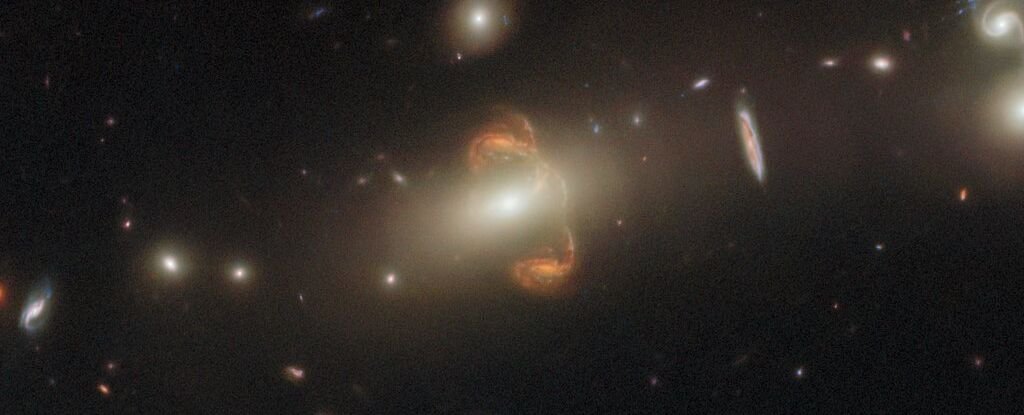 Impresionante imagen del Hubble revela extraño 'espejo' de la galaxia