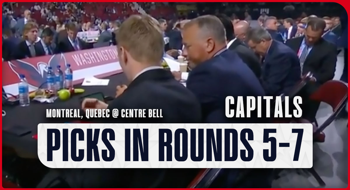 Las tres últimas selecciones de Washington Capitals en el segundo día del NHL Draft 2022