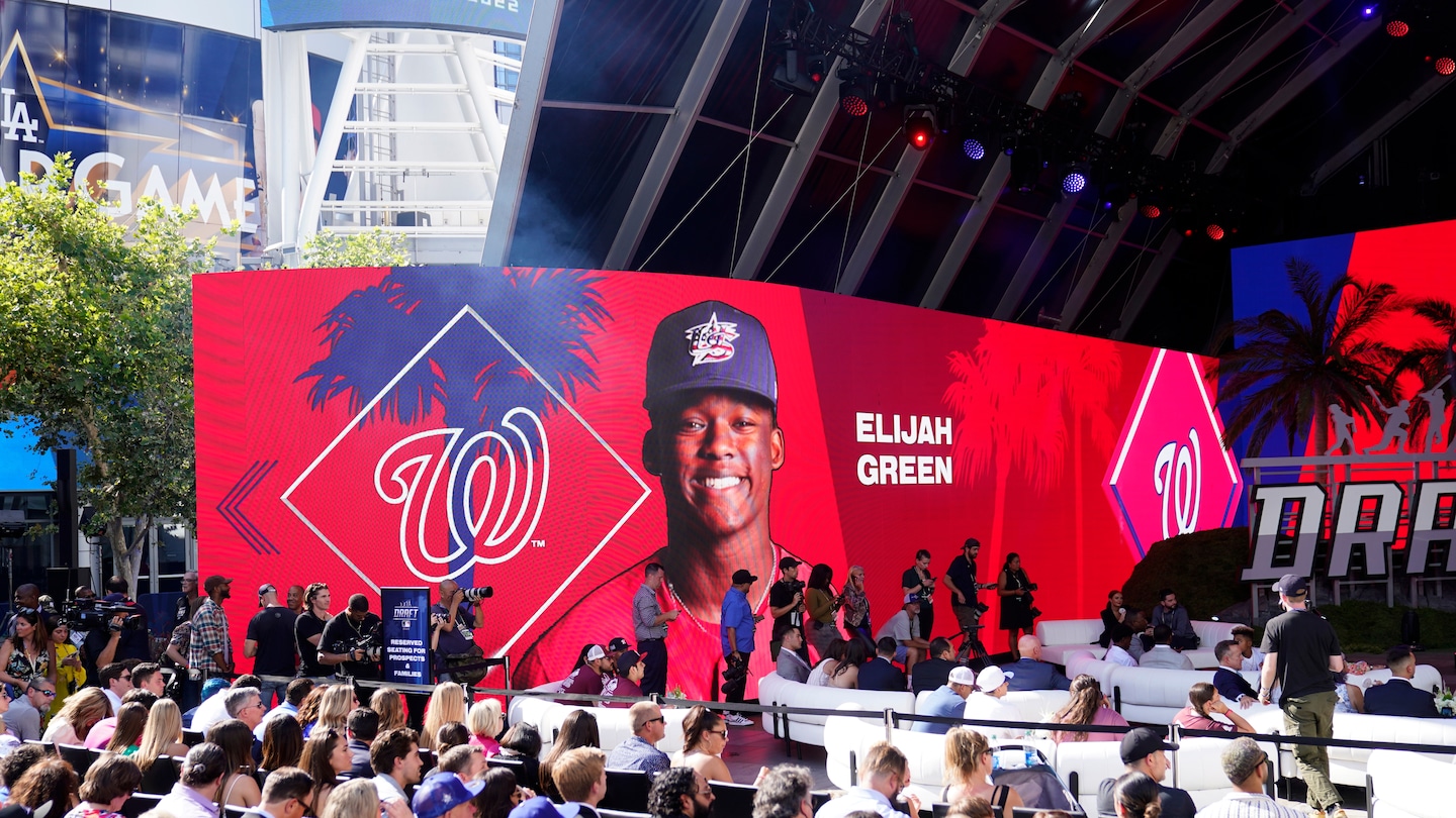 Los Nacionales de Washington eligen a Elijah Green en el draft de la MLB