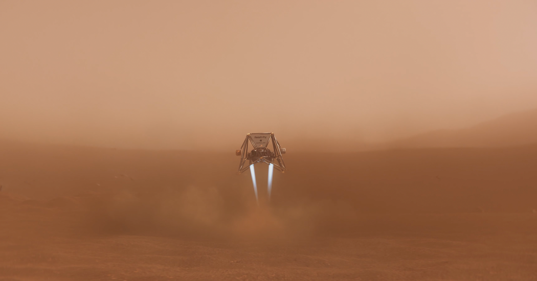 Misión especial de aterrizaje en Marte pretende vencer a SpaceX