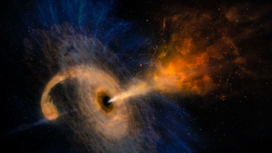 Una estrella orbitando el agujero negro de la Vía Láctea a 18 millones de millas por hora