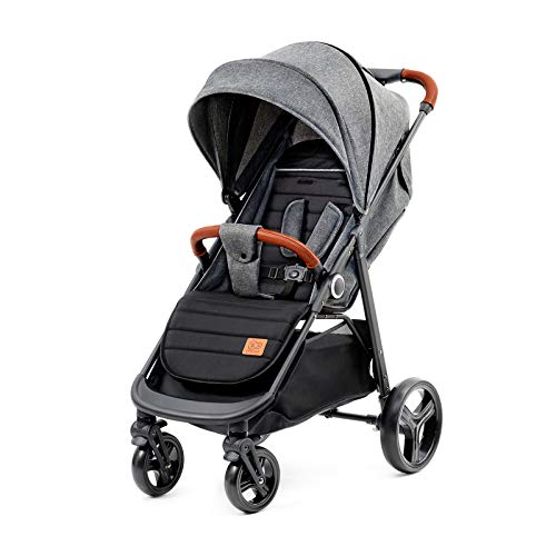 Safety 1st Soko cochecito plegable pequeño para uso desde el nacimiento hasta los 3 años aproximadamente silla de paseo ligera Black Grey 