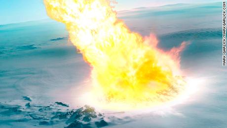 Un meteorito explotó en el aire sobre la Antártida hace 430.000 años