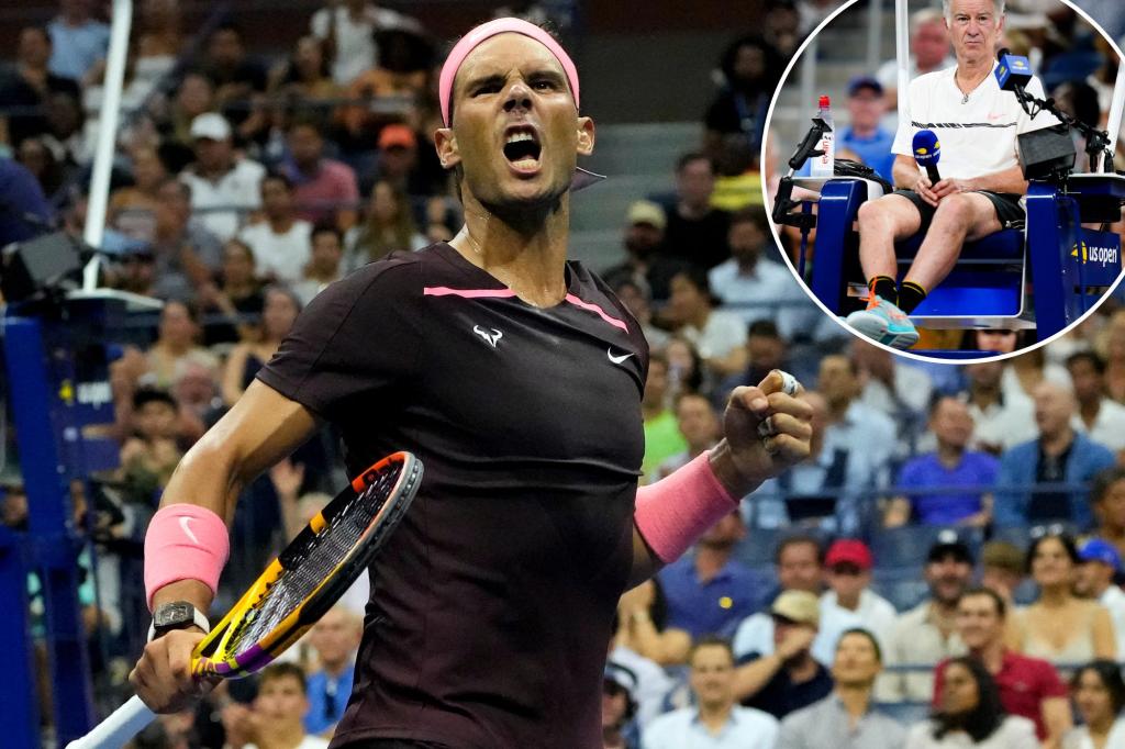 Rafael Nadal responde a las críticas de John McEnroe en el US Open