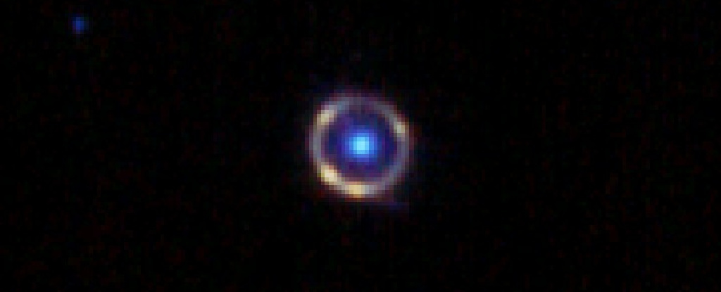 Webb capturó un anillo de Einstein casi perfecto a 12 mil millones de años luz de distancia: ScienceAlert