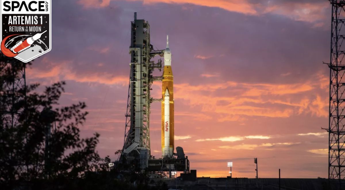 La NASA combate las fugas de combustible para el lanzamiento del cohete lunar Artemis 1