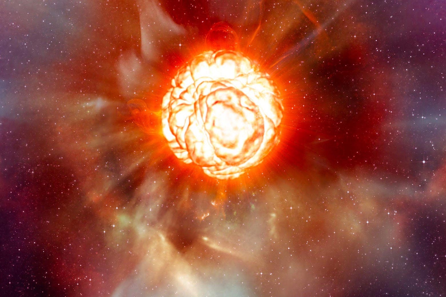 Betelgeuse Supernova Illustration