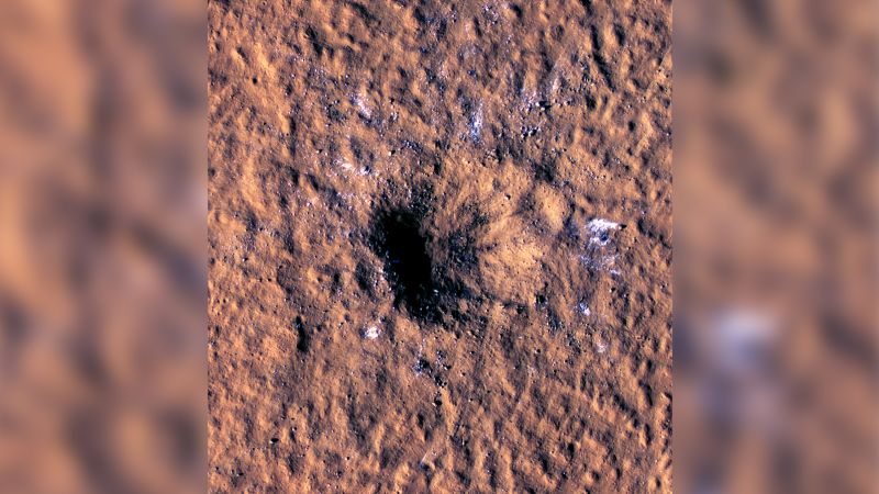 Una roca espacial que se estrelló contra Marte reveló una sorpresa