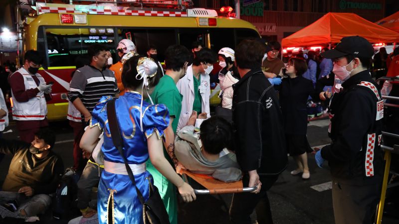Actualizaciones en vivo: Al menos 151 muertos en incidente de Halloween en Seúl