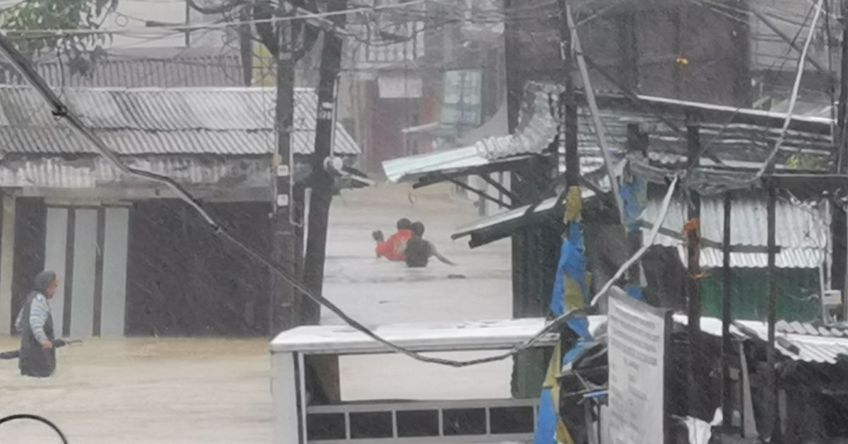 La capital filipina se prepara para la tormenta Nalga, el número de muertos se reduce a 45