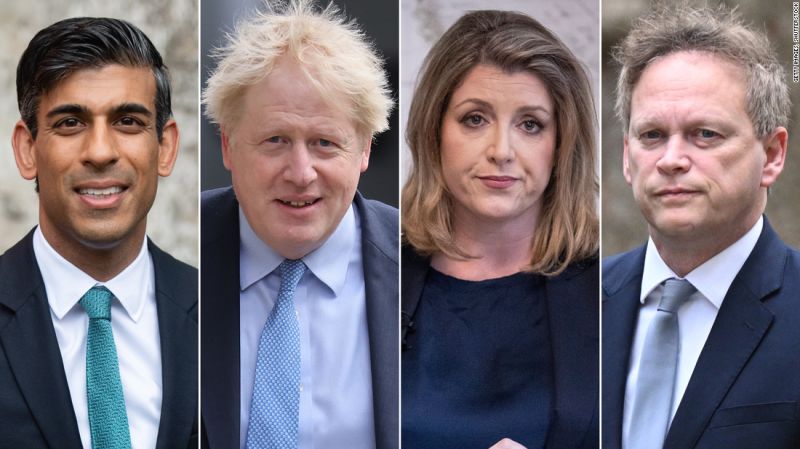 Sunak, Mordaunt o Boris Johnson: los candidatos que podrían suceder a Liz Truss como primera ministra de Reino Unido