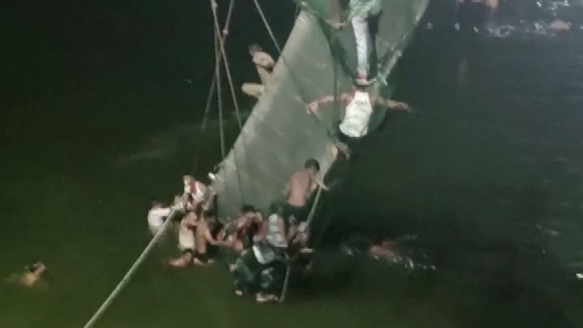 captura de pantalla del accidente del puente de la India