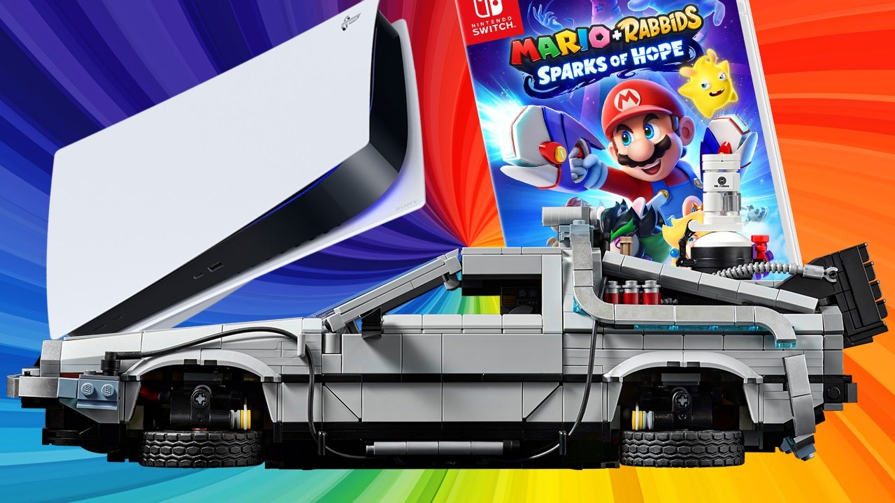 Ofertas diarias: PS5 disponible, Mario + Rabbids: Sparks of Hope por $32, LEGO Back to the Future Delorean y más