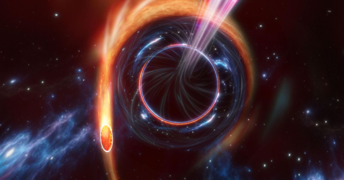 Un agujero negro destrozó una estrella en una galaxia muy, muy lejana