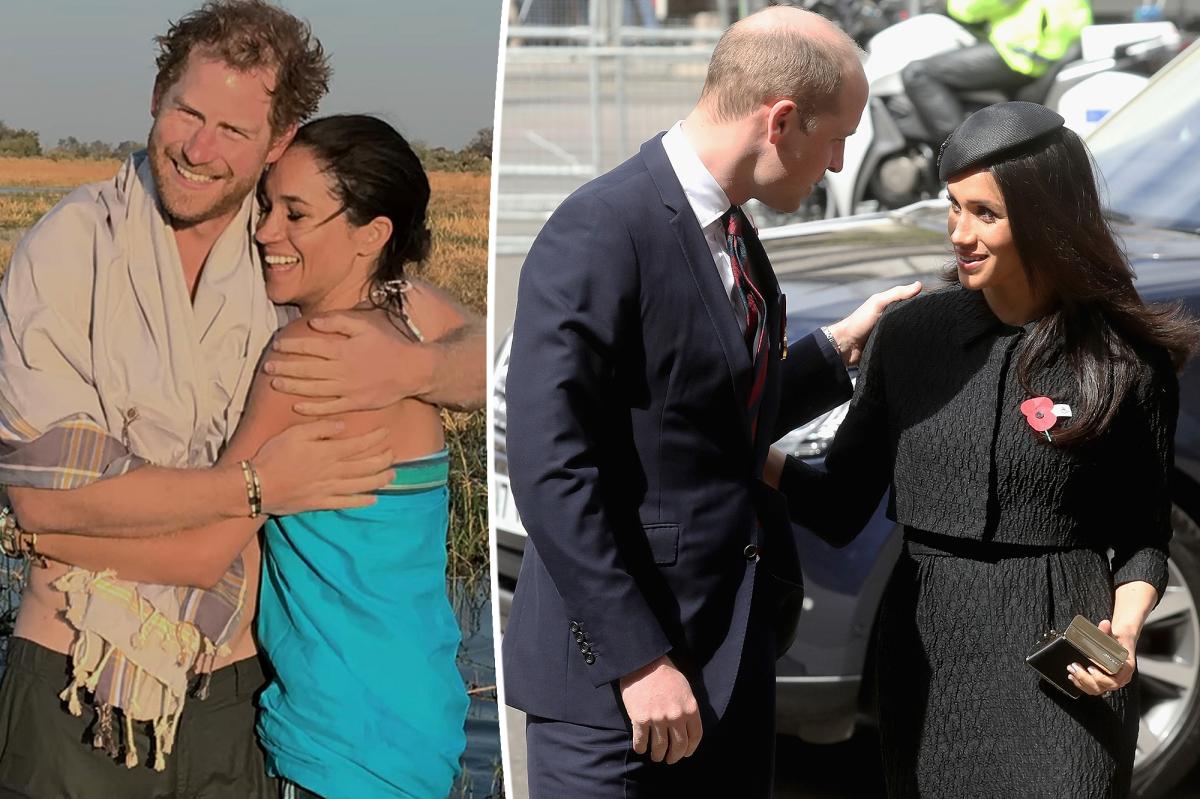 El príncipe William "rebotó" al abrazar a Meghan Markle