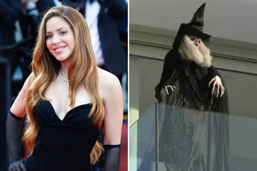 Shakira se burla de su exsuegra con muñeca de 'bruja' en su balcón: informe