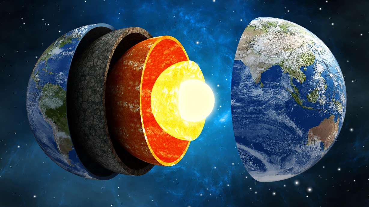 The rotation of Earth's inner core may have paused and it could even go into reverse, new research suggests.