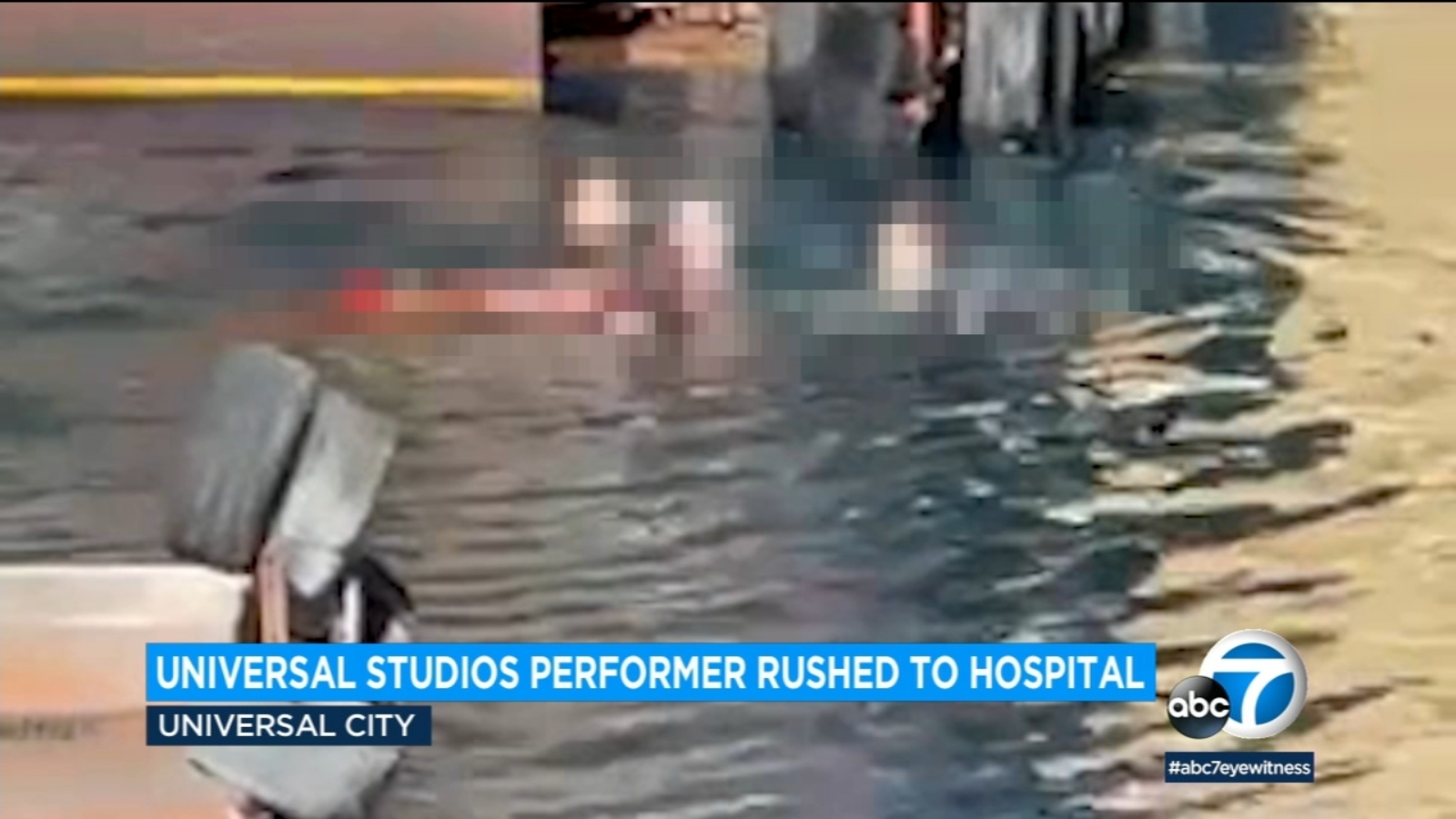 El intérprete fue hospitalizado tras un terrible accidente en el espectáculo WaterWorld de Universal Studios Hollywood