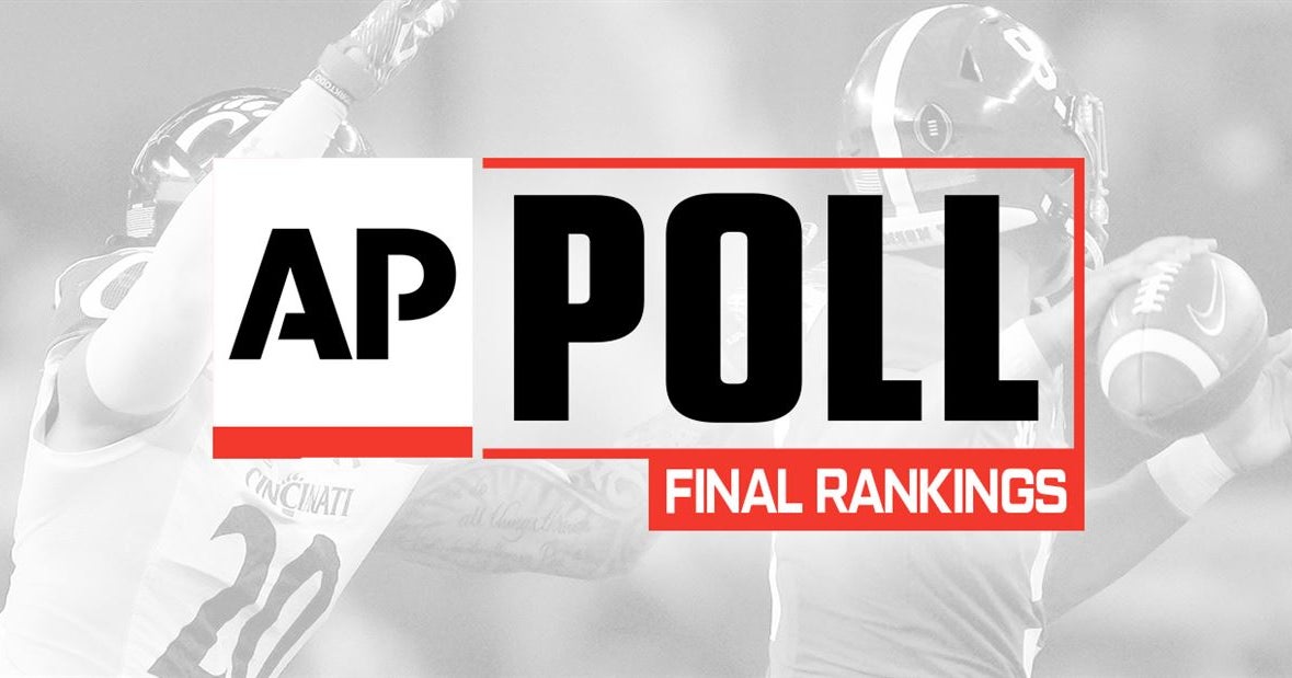 La encuesta AP Top 25 de la temporada 2022 se reveló cuando Georgia ganó el Campeonato Nacional