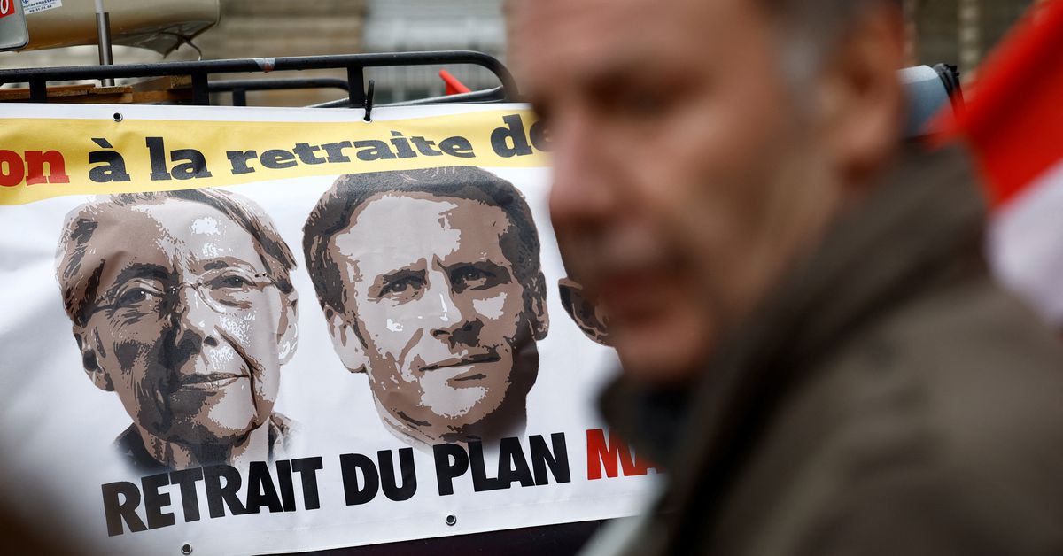 Macron, los sindicatos se encaminan al enfrentamiento francés para reformar el sistema de pensiones