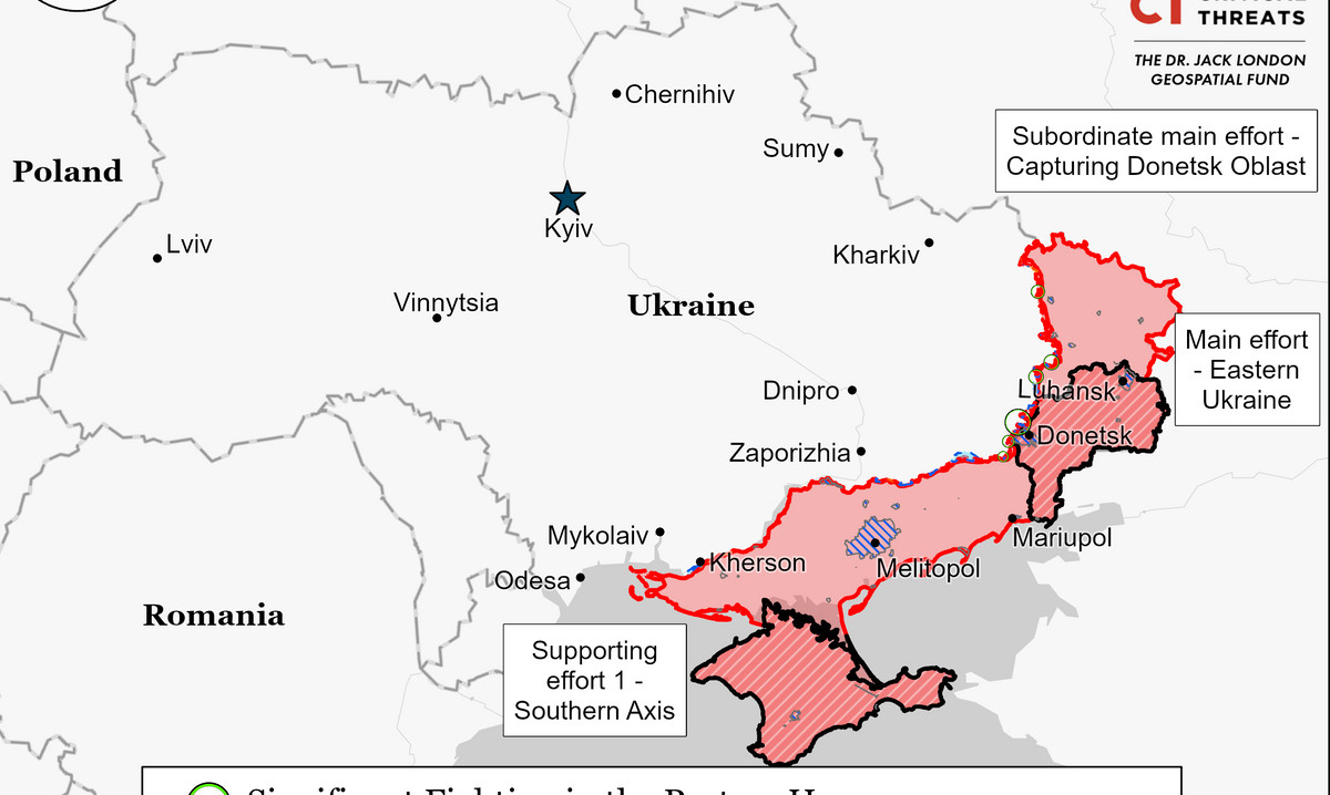 Evaluación de la campaña ofensiva de ISW Rusia, 8 de julio de 2023