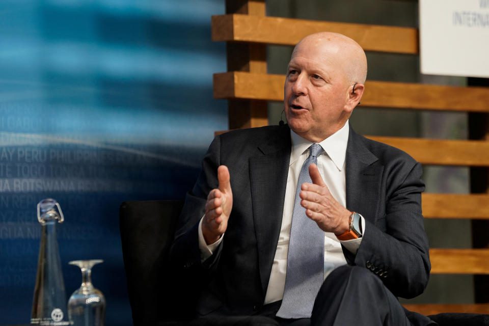 El CEO de Goldman Sachs, David Solomon, participa en una sesión titulada 
