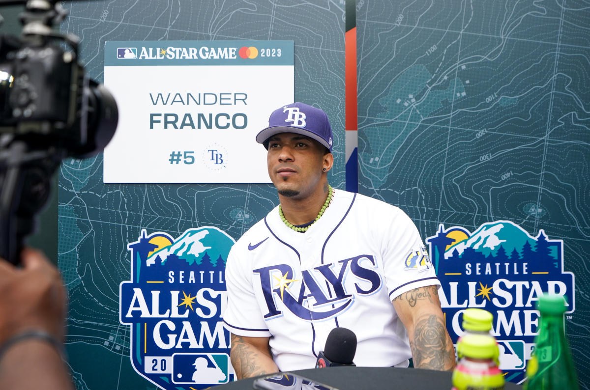 Los Rays anunciaron que SS Wander Franco se colocará en la lista restringida mientras MLB investiga las publicaciones en las redes sociales.