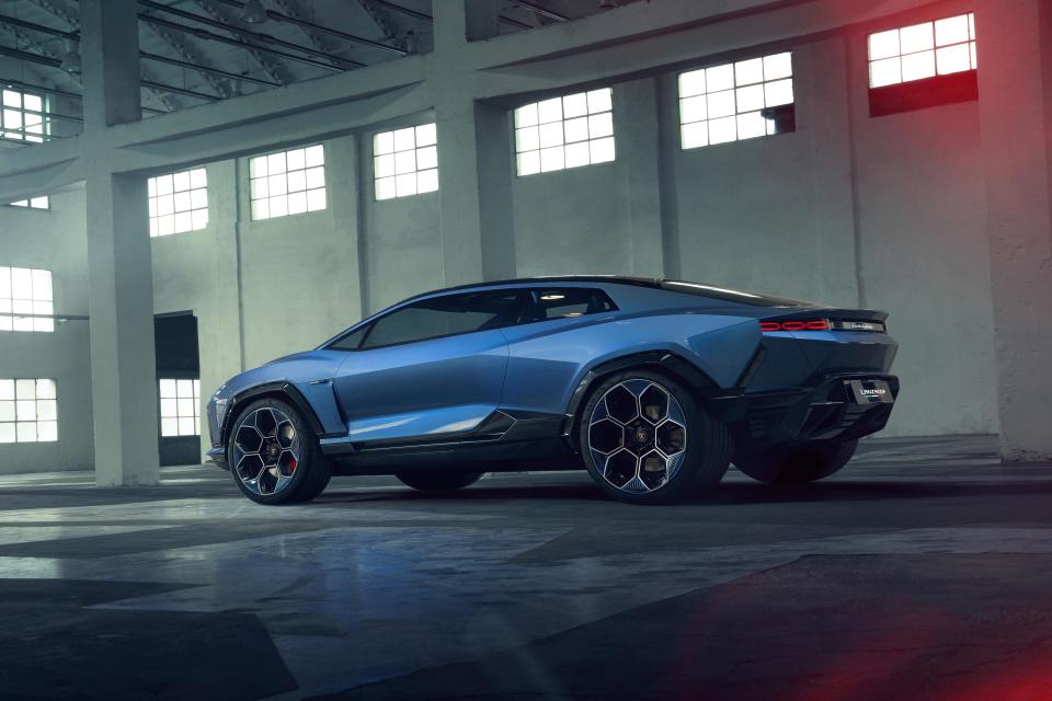 El concepto Lamborghini Lanzador EV (Crédito: Lamborghini)