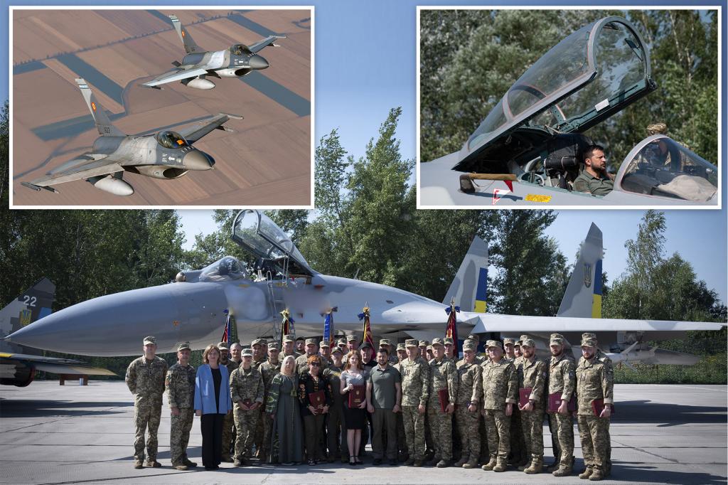 Los pilotos ucranianos comienzan a entrenar en aviones de combate F-16