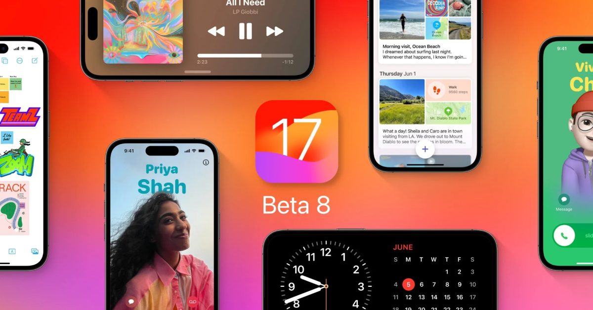 Apple lanza la octava beta de iOS 17