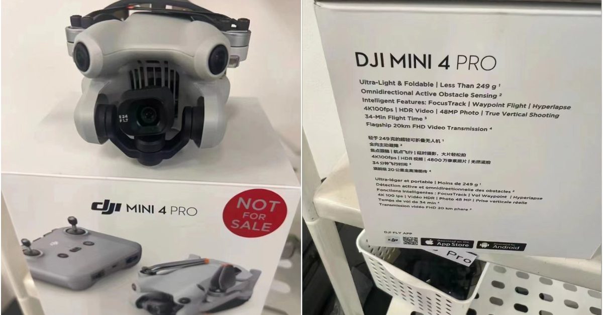 La nueva filtración del DJI Mini 4 Pro muestra la caja de venta y las especificaciones del dron