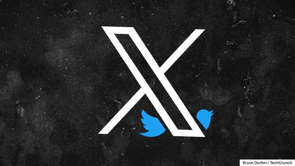 X logo decapitación logo de pájaro twitter