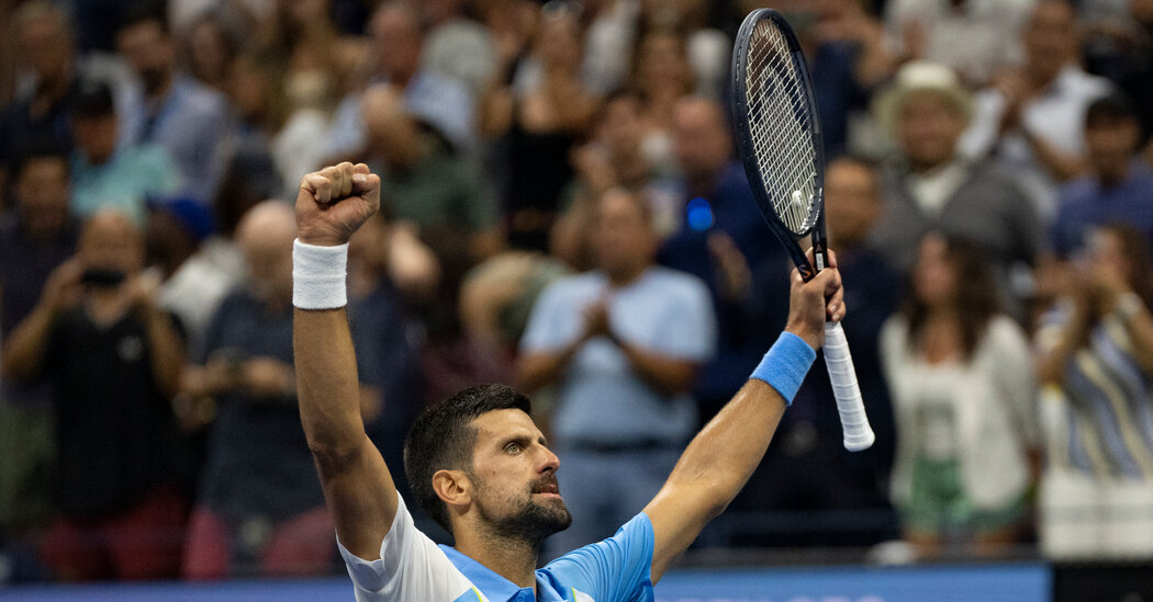 Novak Djokovic vence a Ben Shilton y gana su título número 24 de Grand Slam