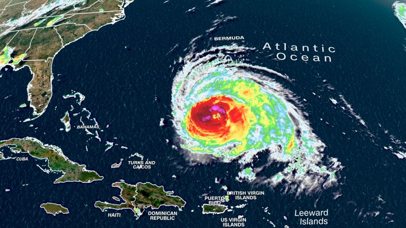 Trayectoria del huracán Lee: la tormenta continúa creciendo en el Océano Atlántico antes de girar