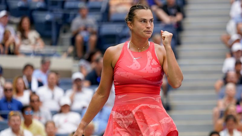 US Open: Aryna Sabalenka derrota a Cheng Qinwen y llega a semifinales