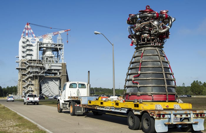 Motor principal modificado del transbordador espacial listo para la prueba final • Récord