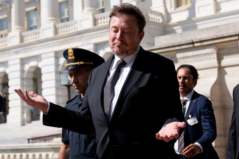 Elon Musk en el Capitolio de Estados Unidos el 13 de septiembre de 2023.