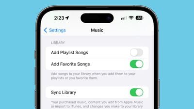 iOS 17 Music 2 agrega canciones favoritas