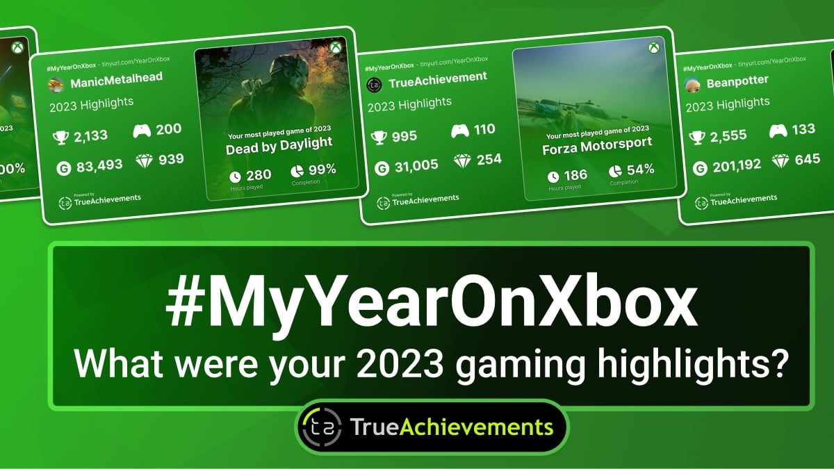 Consulta tus estadísticas personales de Xbox para 2023 con #MyYearOnXbox