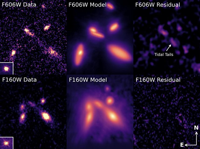 Imagen de explosión de galaxia
