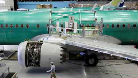 Boeing 737 MAX 9 en construcción